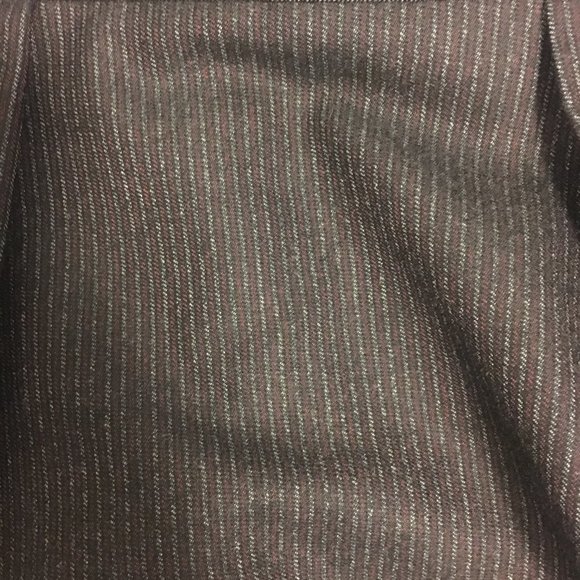 Theory Pinstripe Virgin Wool Skirt - Picture 7 of 8